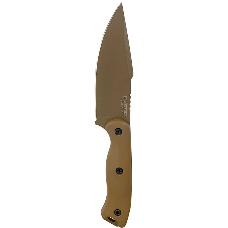 KA-BAR 4.625" Fixed Blade BK18 Becker Harpoon w/ Sheath - Brown
