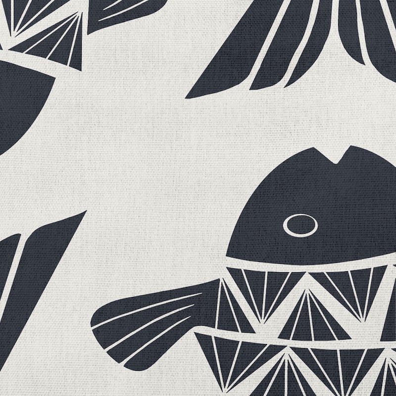 Big Fish Nautical Indoor/Outdoor Throw Pillow