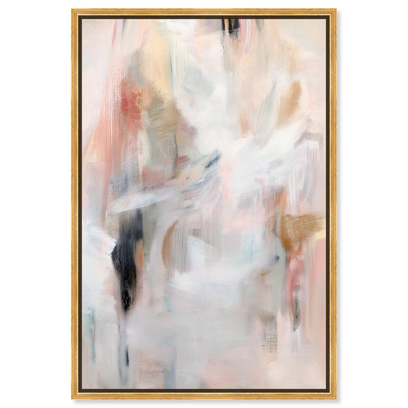 Drifting Colors II Canvas by Art Remedy - Gold - 24" x 36"