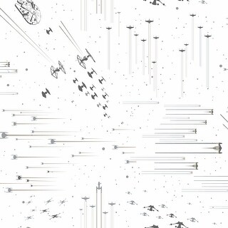 Star Wars: Galactic Battles Black & White Wallpaper