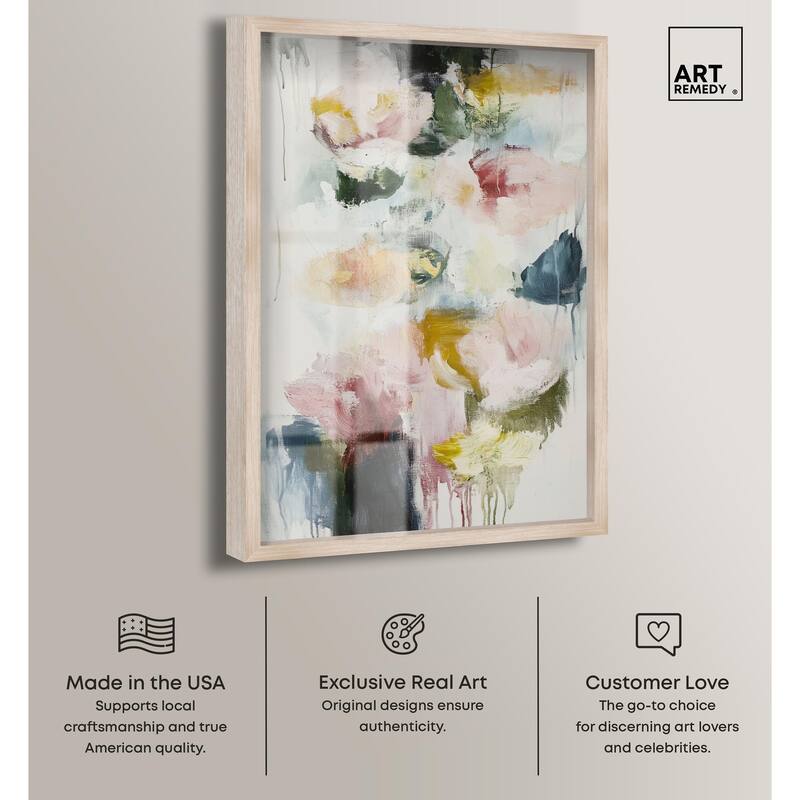 Dripping Colors I Shadowbox by Art Remedy
