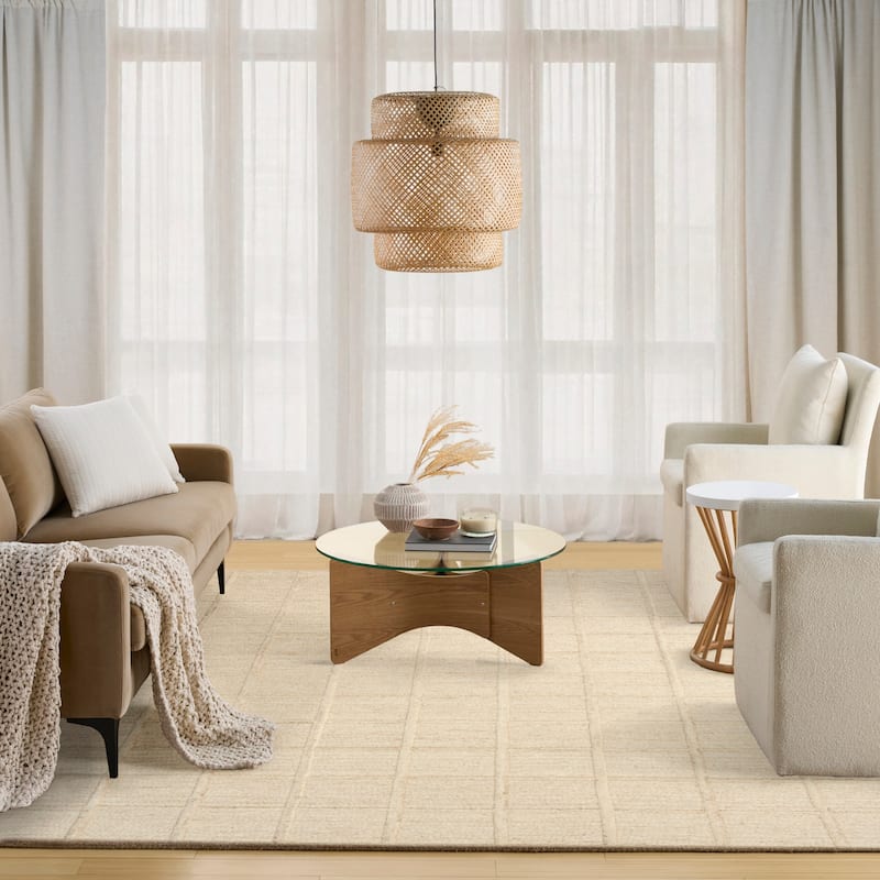 DKNY Pure Framework Indoor only Geometric Area Rug