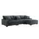 preview thumbnail 10 of 153, 118.4"W Plush Modular Sectional Sofa with Pillows