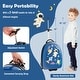 preview thumbnail 10 of 20, 16 Inch Kids Carry-On Luggage Hard Shell Suitcase with Wheels - 13" x 10.5" x 19"-32"