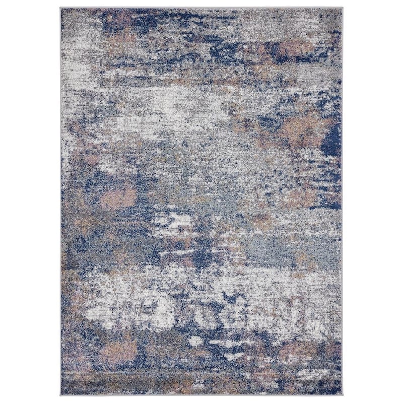 Luxe Weavers Hampstead Collection 941 Multi 8x10 Modern Area Rug - 8' x 10'/Surplus