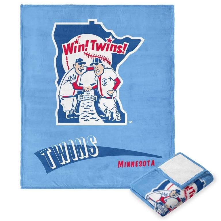 MLB CC Throwback Silk Touch Throw Blanket - 50" x 60" - Minnesota Twins