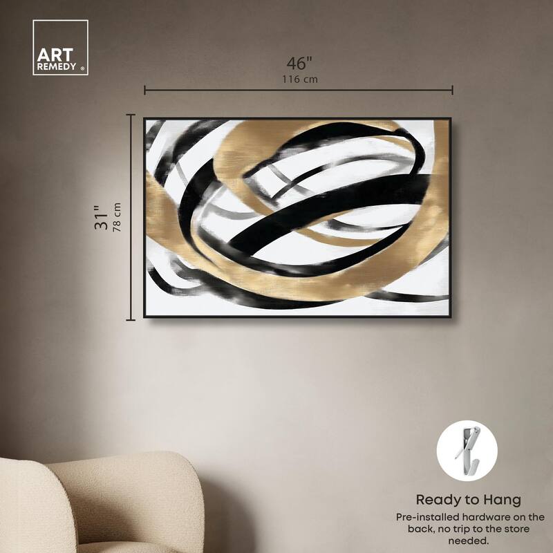Loops of Luxury I Canvas by Art Remedy