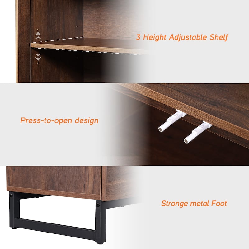 3 in 1 TV Stand for TVs up to 120 inches, TV Console with 12 Drawer, Entertainment Center for Living Room, Bedroom