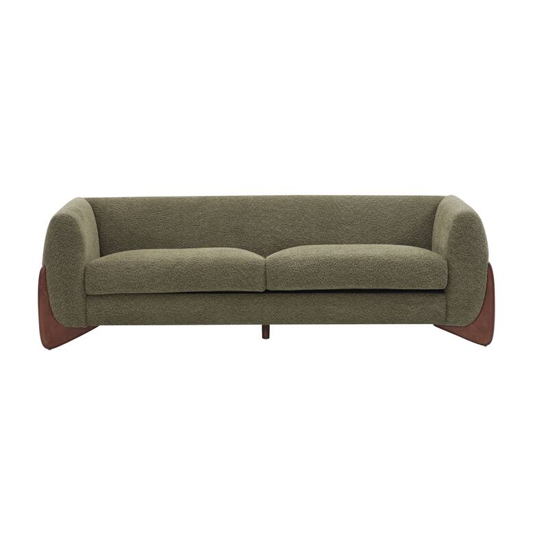 Arion Upholstered Boucle 2-Piece Living Room Sofa Set by Christopher Knight Home