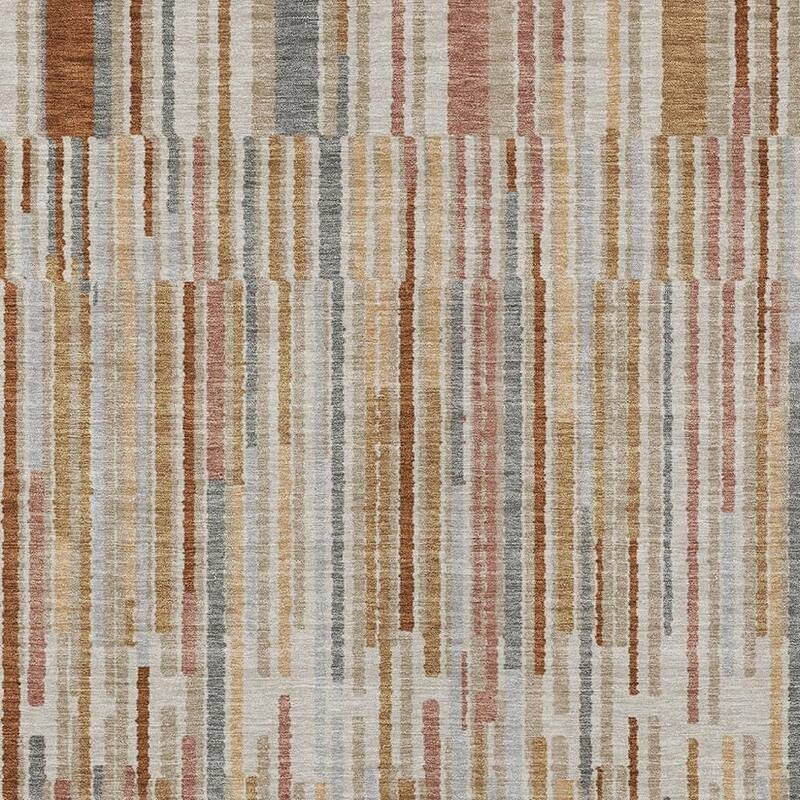 HomeRoots Striped Transitional Rectangle Outdoor Rug