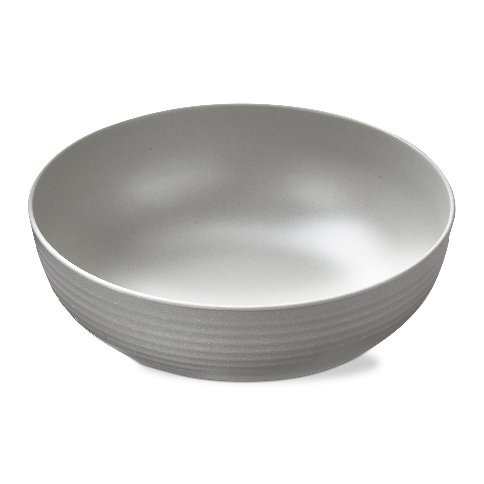 Gray Brooklyn Melamine Brooklyn Melamine Plastic Dinning Serving Bowl Dishwasher Safe Indoor/Outdoor 12x12 inch Serving Bowl