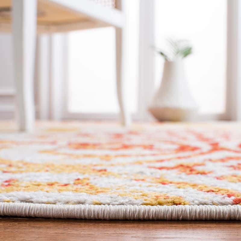SAFAVIEH, Adirondack Rena Damask Floral Distressed Rug