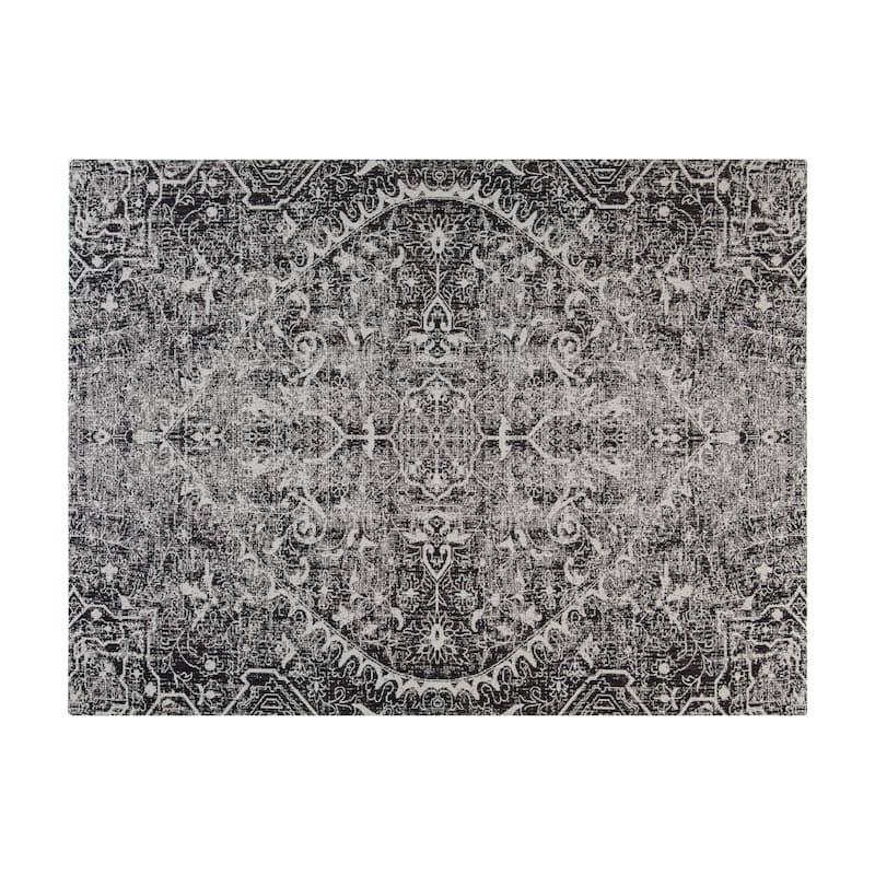 Jani 40"x54" Rug'd Chair Mat-Rug Style Office Chairmat for Carpet & Hard Floors| 0.25" Thick |Non-Slip, Foldable Desk Chair Mat