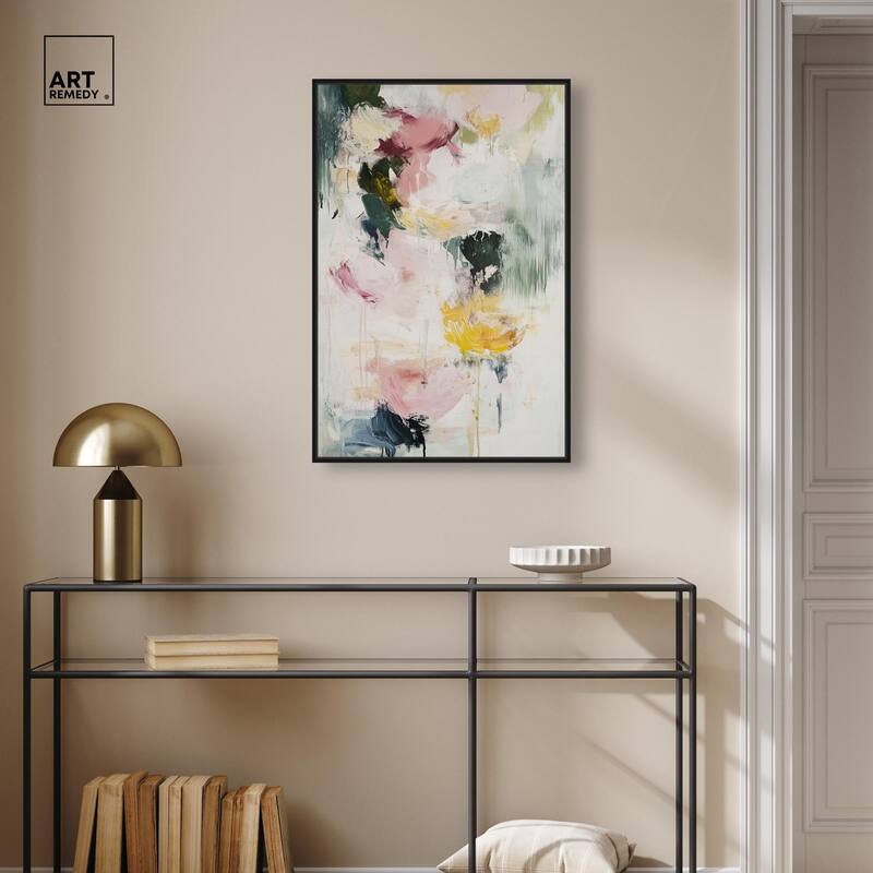Dripping Colors II Canvas by Art Remedy