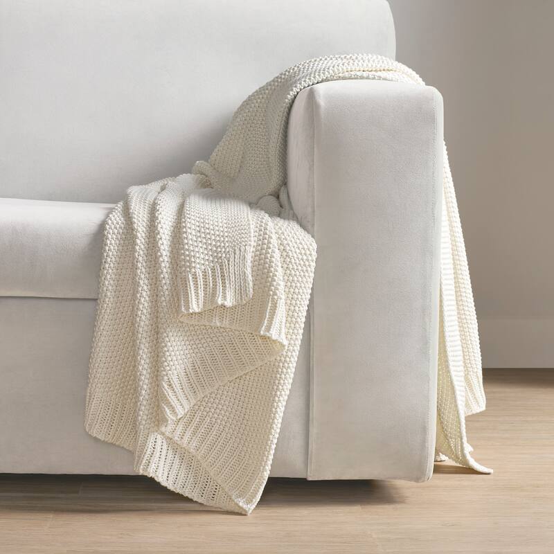 J. Queen New York Nautical Throw - Pale Gold