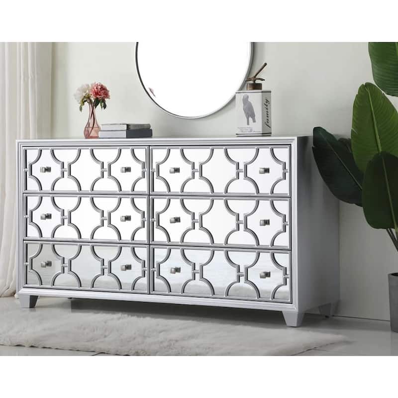 6-Drawer 64" Double Dresser