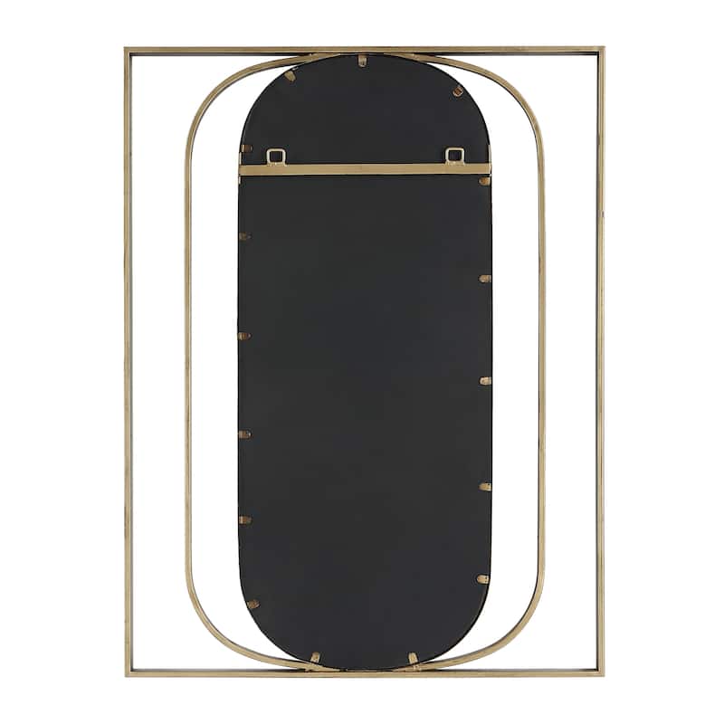 Uttermost Replicate Contemporary Oval Mirror - 30 W X 40 H X 1.25 D (in)