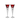 Lismore Red Toasting Flute 5.5oz, Set of 2