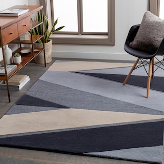 Artistic Weavers Lincoln Hand Tufted Geometric Wool Rug