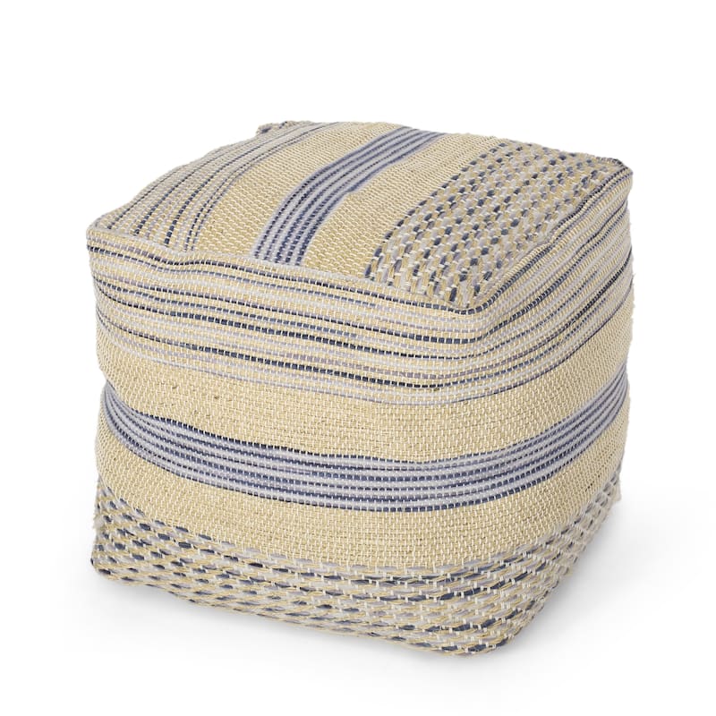 Western Handcrafted Fabric Pouf