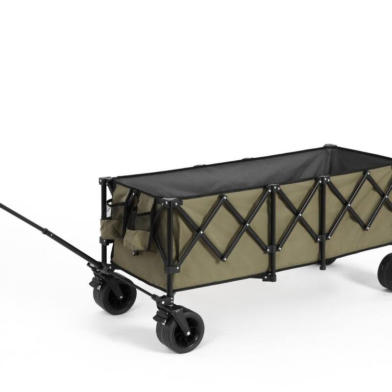 Foldable extension cart