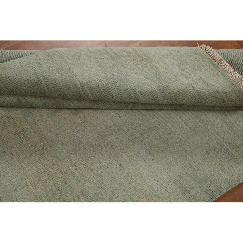 Gabbeh Modern Oriental Rug Hand-Knotted Wool Carpet - 5'0"x 6'5"