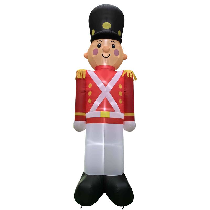 Lighted Inflatable Soldier Outdoor Commercial Christmas Decoration - 20'