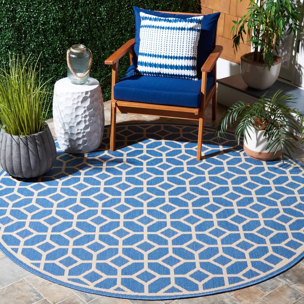SAFAVIEH Beach House Annemari Indoor/ Outdoor Waterproof Patio Backyard Rug