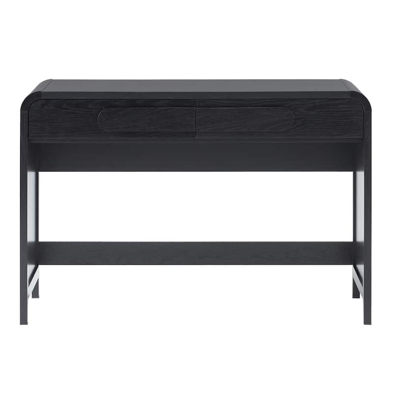 Middlebrook Designs Waterfall Desk with Center Drawers