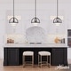 preview thumbnail 2 of 10, Hunter Wedgefield 1 Light Pendant - Kitchen Island, Dining Room, Bedroom - Contemporary, Transitional