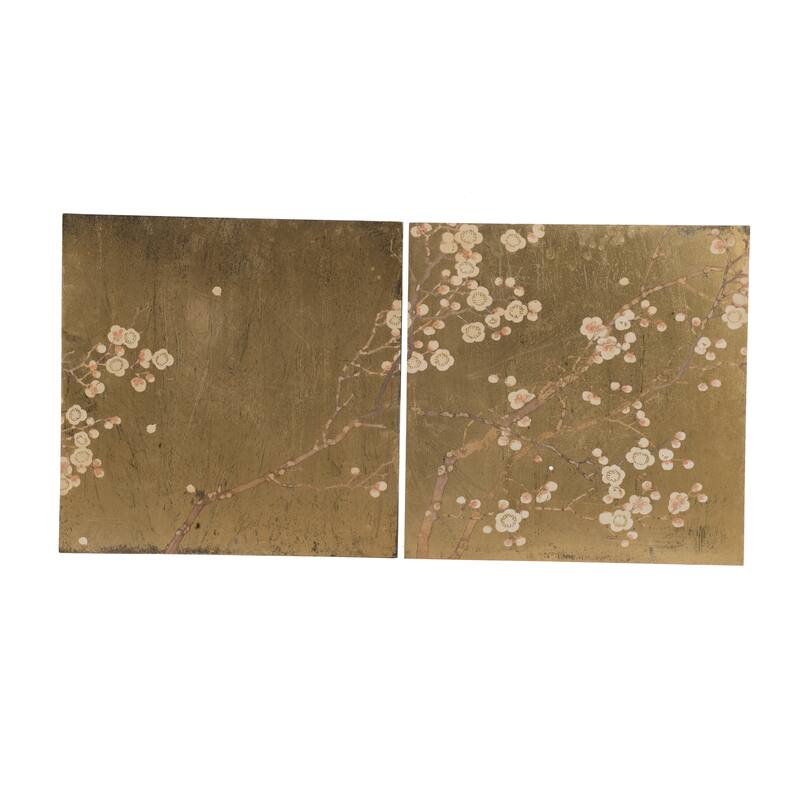 Modern Cherry Blossom Wall Decor Classic Furniture Wall Art, for Living Room, Dining Room Office, Bedroom