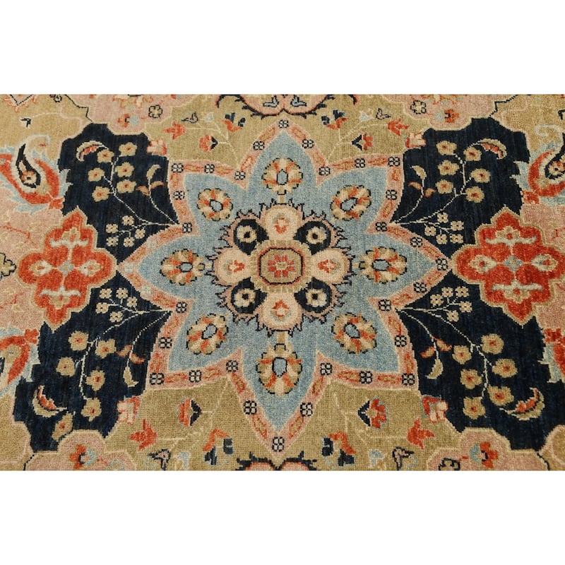 Eye-catching Floral Khotan Oriental Area Rug Wool Hand-knotted Carpet - 8'0" x 9'8"