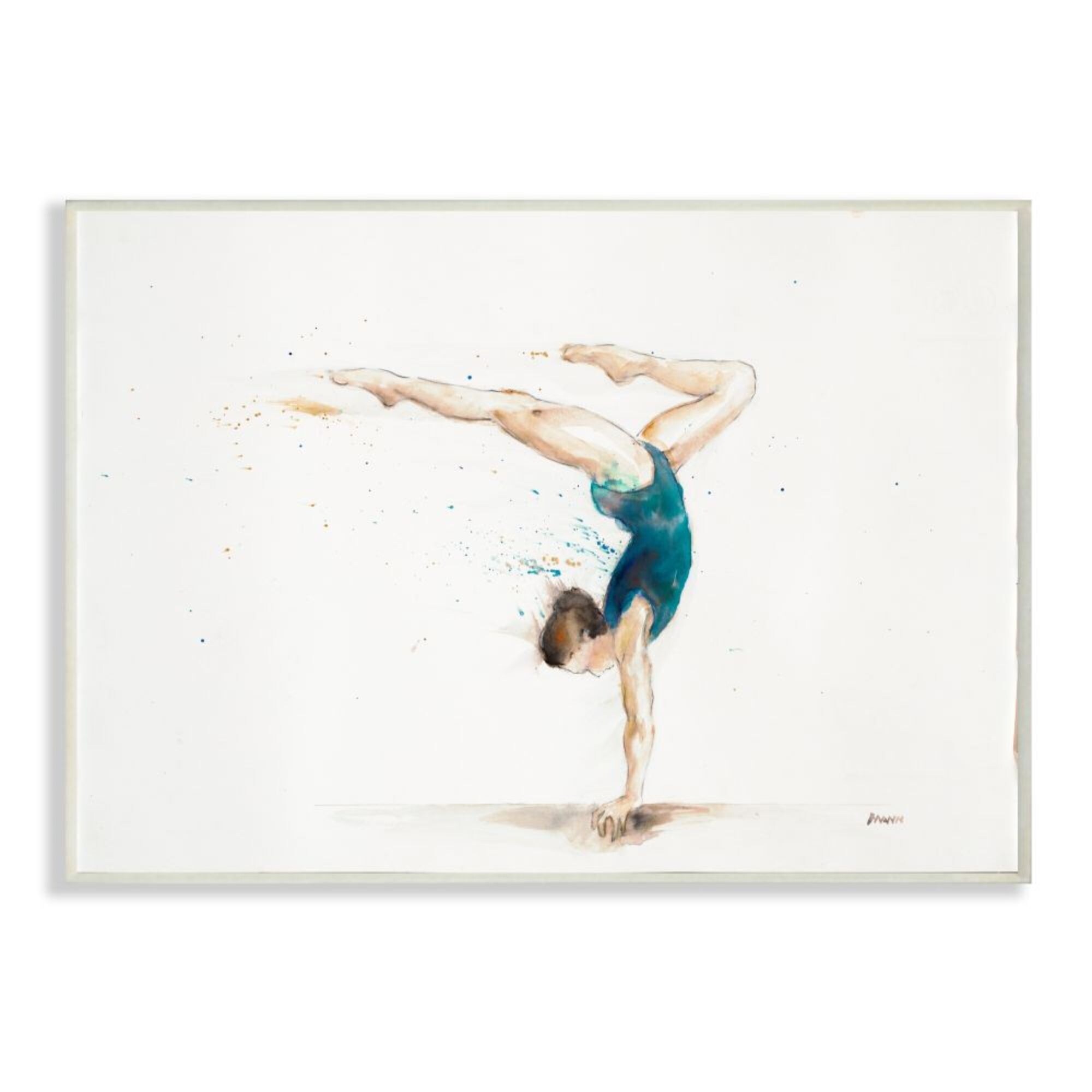 Stupell Industries Watercolor Gymnast Handstand Pose Female Athlete Wood Wall Art Overstock 31942136 See more ideas about gymnastics backgrounds, gymnastics, gymnastics wall art. stupell industries watercolor gymnast handstand pose female athlete wood wall art