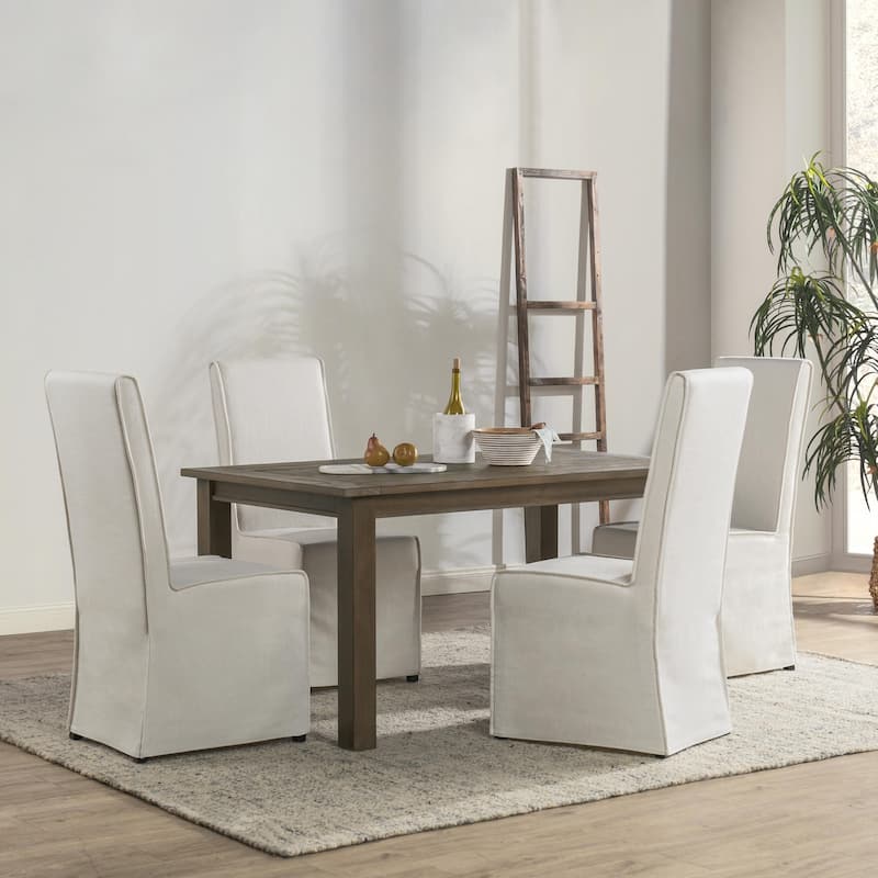 The Gray Barn Fairview Driftwood Reclaimed Pine 60-inch Dining Table - 30Hx60Wx36D