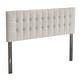 preview thumbnail 6 of 16, CraftPorch Linen Button Tufted Upholstered Adjustable Headboard Dove Gray - Full