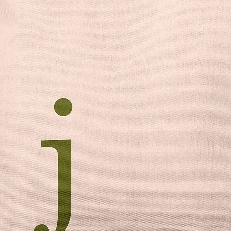 Modern Monogram Indoor/Outdoor Throw Pillow-J