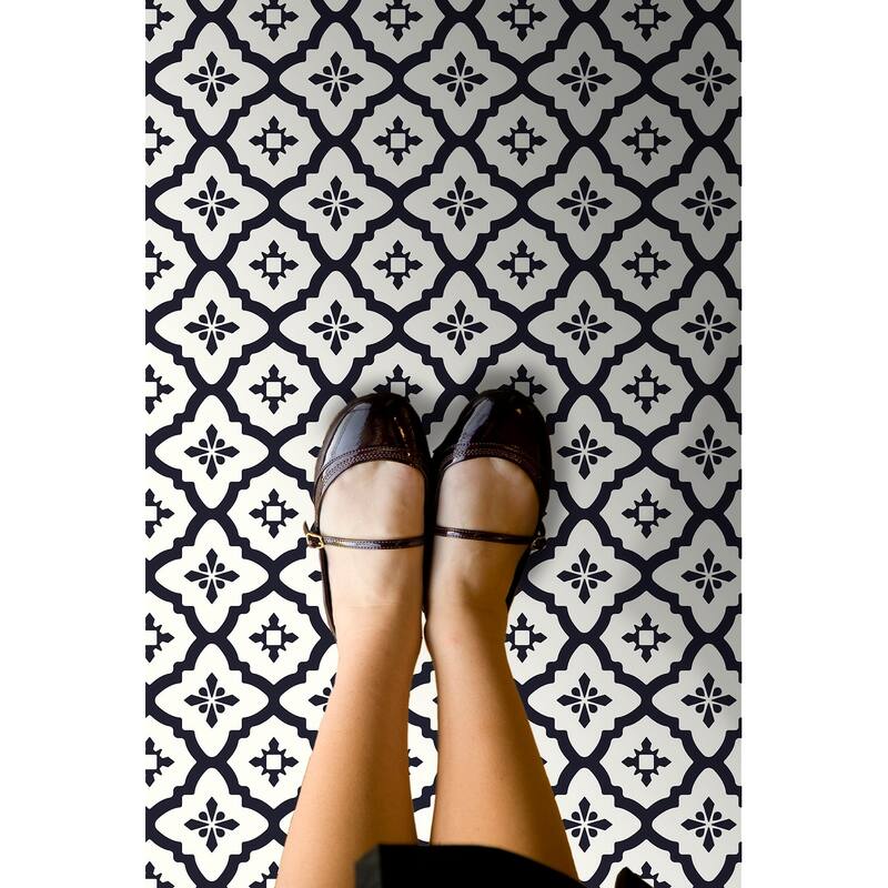 FloorPops Comet Peel & Stick Floor Tiles