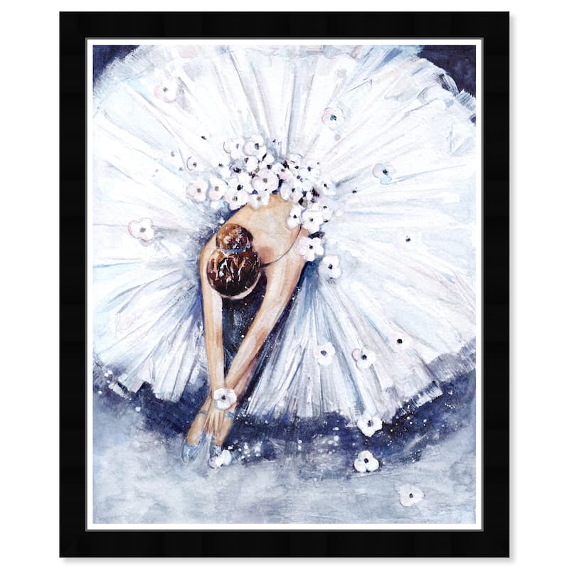 Wynwood Studio Prints People and Portraits Ballerina White and Traditional Wall Art Canvas Print