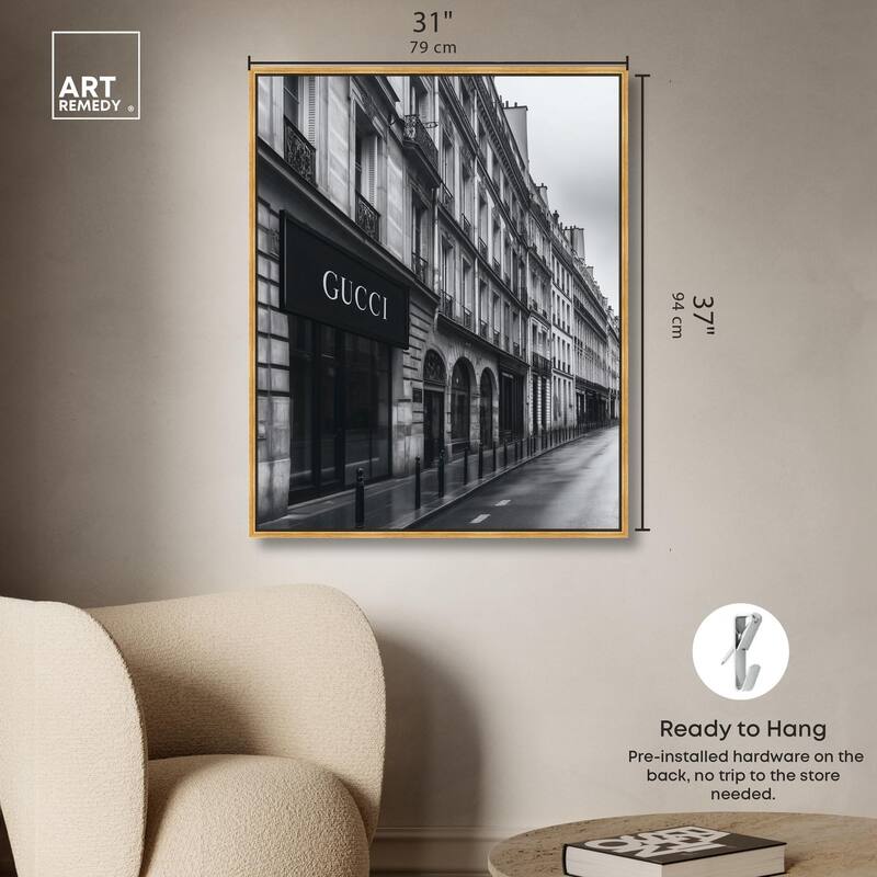 Paris Love Canvas by Art Remedy