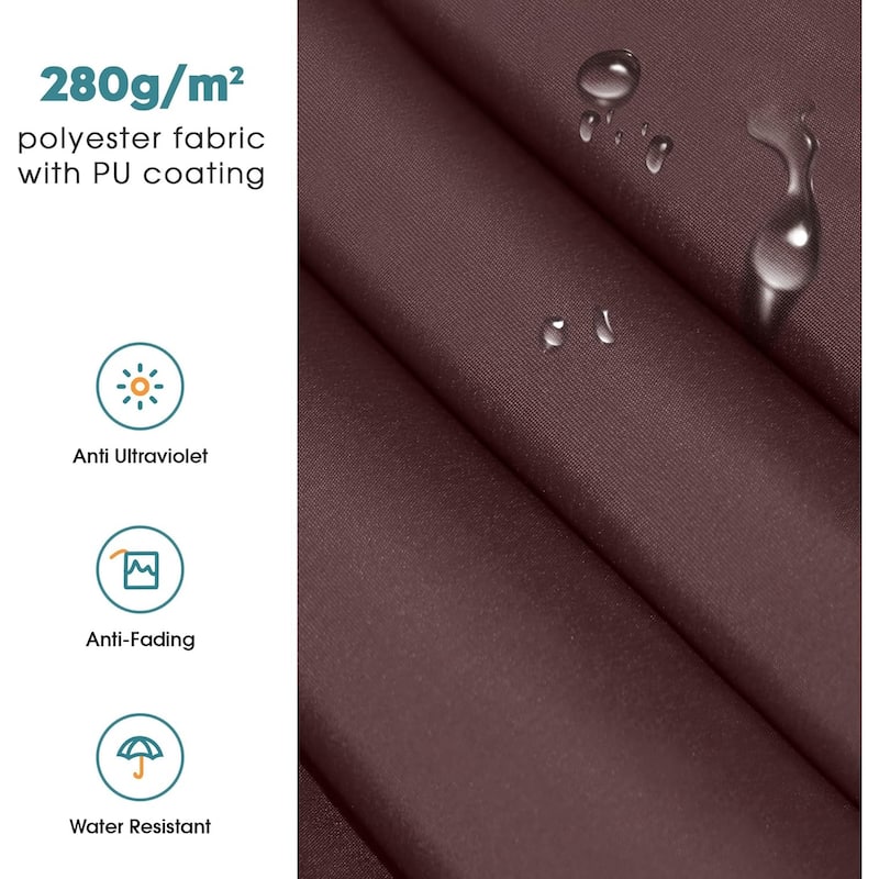 Patio Awning 13x8 Feet Fabric Replacement Sunshade Canopy