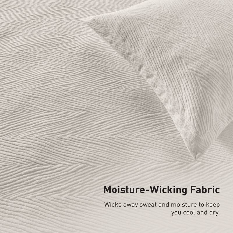 BEDGEAR Performance Duvet Cover and Sham Set - Moisture-Wicking Breathable Cooling Bedding