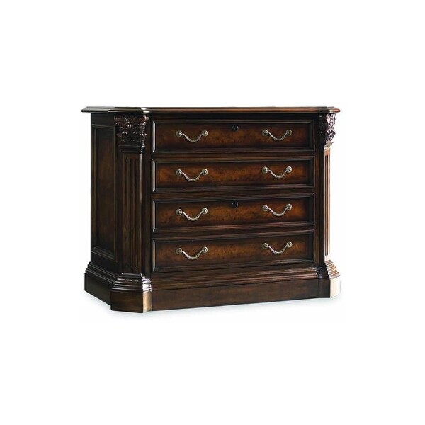 Hooker Furniture 374-10-466 39-1/2" Wood 2 Drawers Hardwood Filing Cabinet from the European Renaissance II Collection