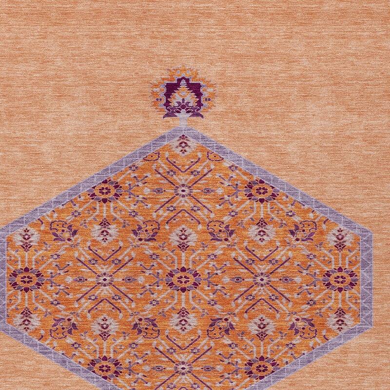 HomeRoots Oriental Traditional Rectangle Outdoor Rug