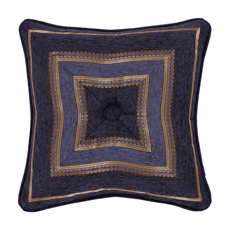 Five Queens Court Woodstock 18 Inch Square Decorative Throw Pillow