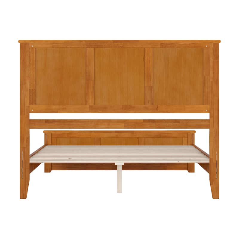 Charlotte Solid Wood Low Profile Platform Bed with Matching Footboard