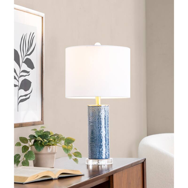 The Curated Nomad Adva 23" Ceramic Table Lamp