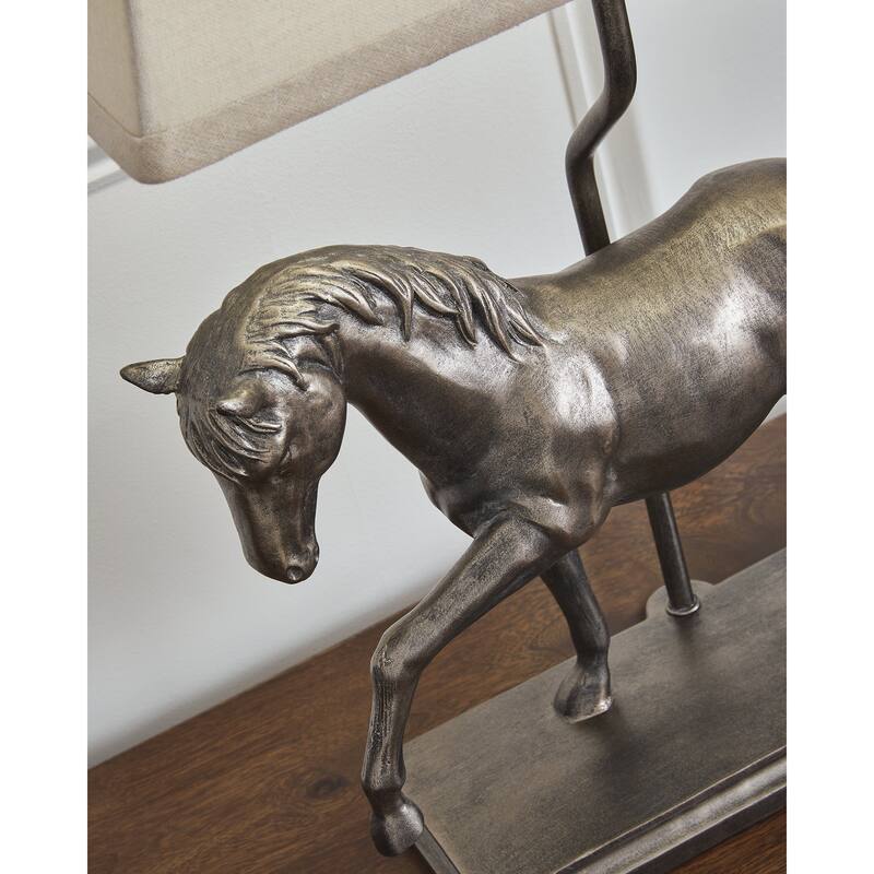 Signature Design by Ashley Sandorman Bronze Table Lamp - 16"W x 9"D x 27"H