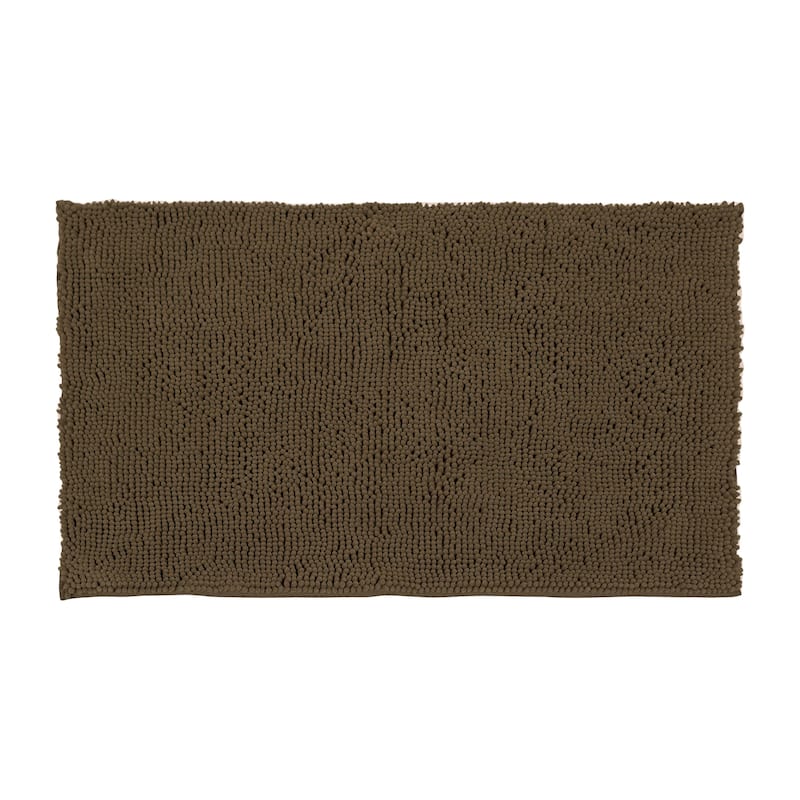 Resort Collection Plush Shag Chenille Bath Mat (21 x 34)