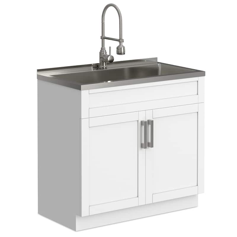 WYNDENHALL Hartland Utility Sink & Cabinet