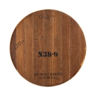 Elk Home Wine Natural Wood 21.5 Inch Wide Lazy Susan